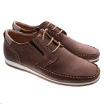 Nice step Ανδρικά loafer 725 καφέ