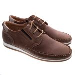 Nice step Ανδρικά loafer 725 καφέ