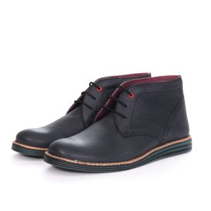 Nice step ανδρικό δερμάτινο μποτάκι 515 black