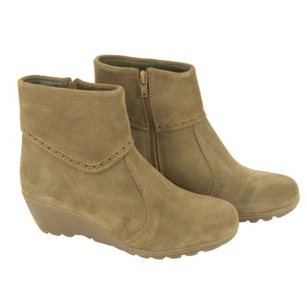 nikolas γυναικείο μποτάκι πλατφόρμα 214 beige