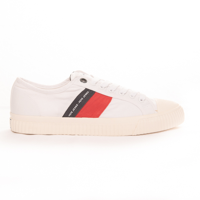 Pepe Jeans ανδρικό sneaker Malibu Summer PMS 30631-800 λευκό Pepe Jeans ανδρικό sneaker Malibu Summer PMS 30631-800 λευκό