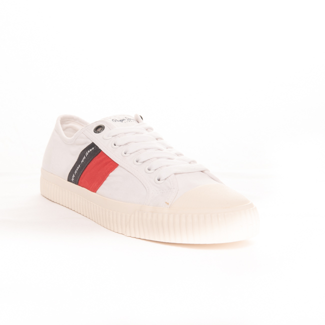 Pepe Jeans ανδρικό sneaker Malibu Summer PMS 30631-800 λευκό