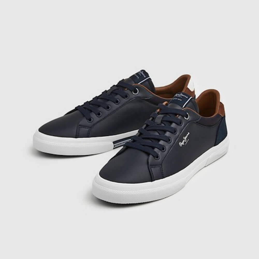 Pepe Jeans Ανδρικό Sneaker Kenton Court PMS30839 595 Μπλε