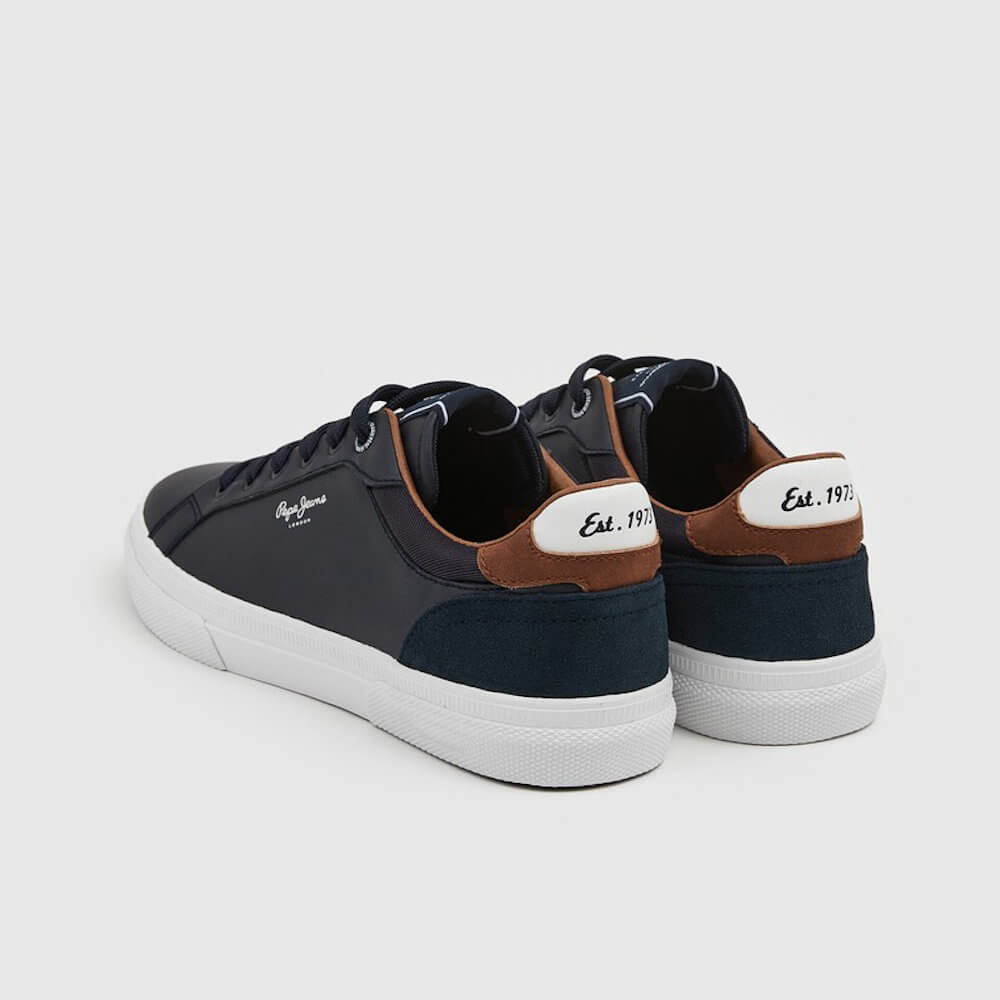 Pepe Jeans Ανδρικό Sneaker Kenton Court PMS30839 595 Μπλε