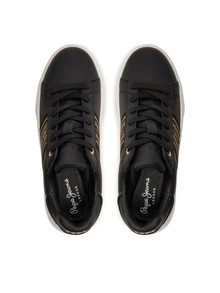 Pepe Jeans Γυναικείο Sneaker Eaton City W PLS00020 999 Μαύρο