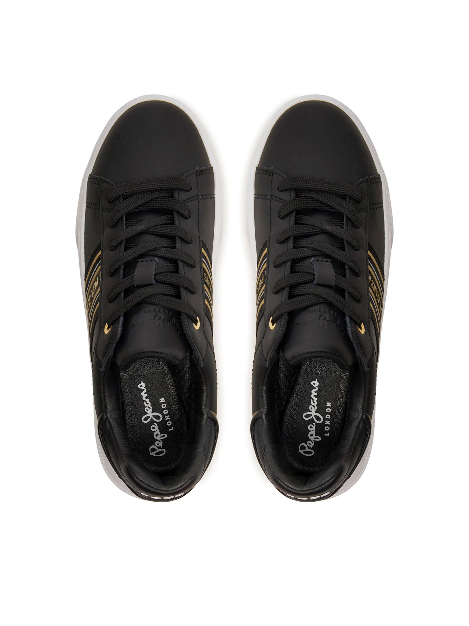 Pepe Jeans Γυναικείο Sneaker Eaton City W PLS00020 999 Μαύρο