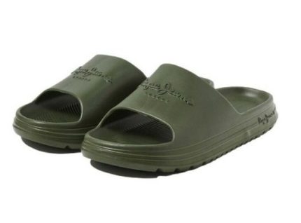Pepe Jeans Ανδρική Παντόφλα Pms70119 765 Χακί Πράσινο