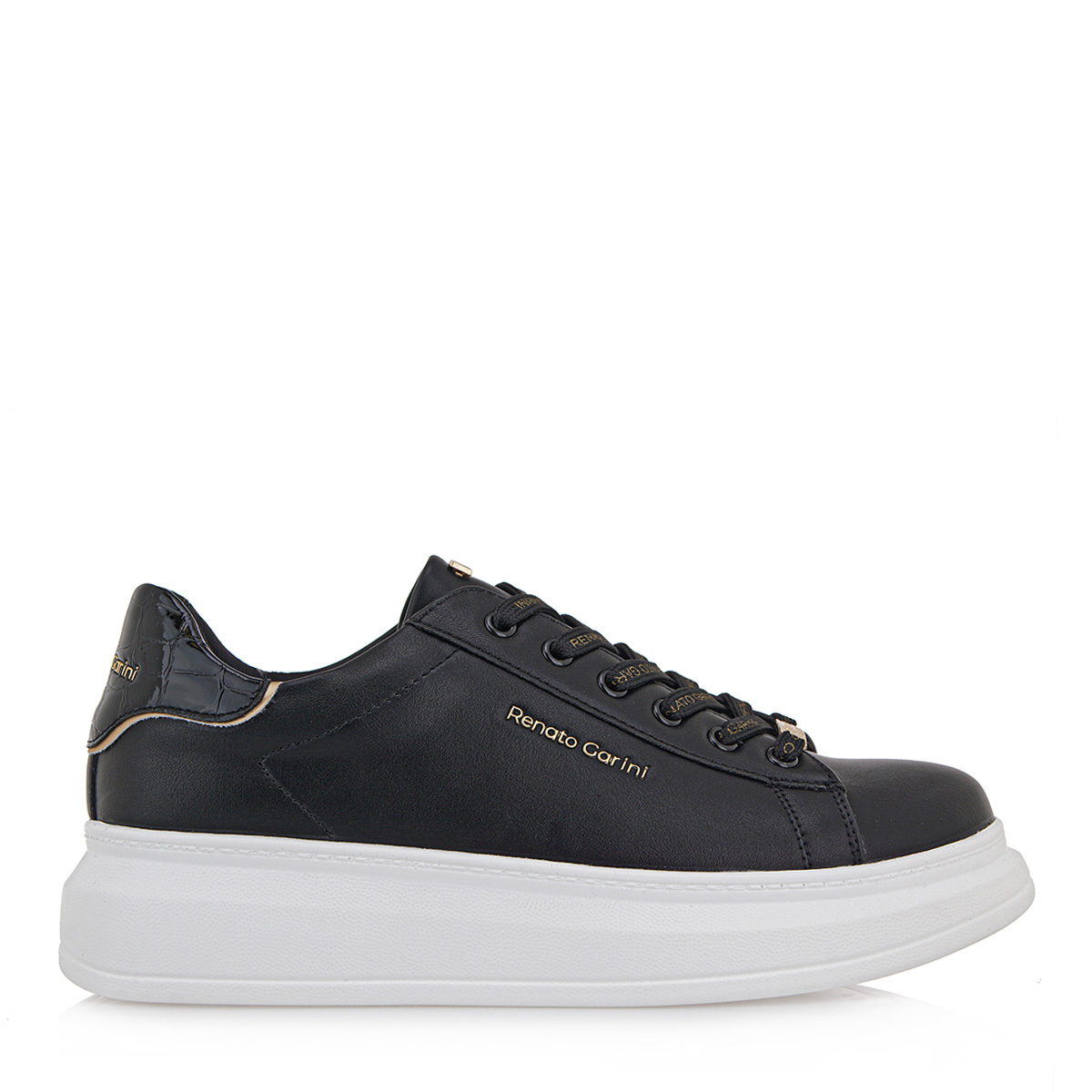 Renato Garini Γυναικεία Sneaker R119R1662B19 Μαύρο Renato Garini Γυναικεία Sneaker R119R1662B19 Μαύρο