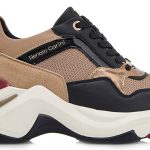 Renato Garini Γυναικεία Sneaker R119R618370I ΜΑΥΡΟ ΚΑΜΗΛΟ ΠΟΛΥΧΡΩΜΟ