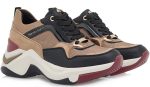 Renato Garini Γυναικεία Sneaker R119R618370I ΜΑΥΡΟ ΚΑΜΗΛΟ ΠΟΛΥΧΡΩΜΟ