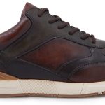 Renato Garini Ανδρικά Δερμάτινα Sneaker R515W931299F 15W-931 Καφέ Πολύχρωμο Δέρμα