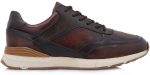 Renato Garini Ανδρικά Δερμάτινα Sneaker R515W931299F 15W-931 Καφέ Πολύχρωμο Δέρμα