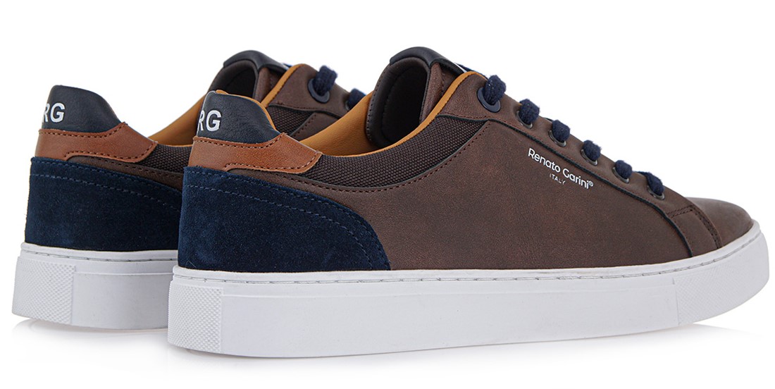 Renato Garini Ανδρικά Sneaker R57002101N22  Καφέ