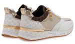 Renato Garini Γυναικεία Sneaker S119R502208E ΛΕΥΚΟ ΠΛΑΤΙΝΑ ΣΤΑΜΠΑ