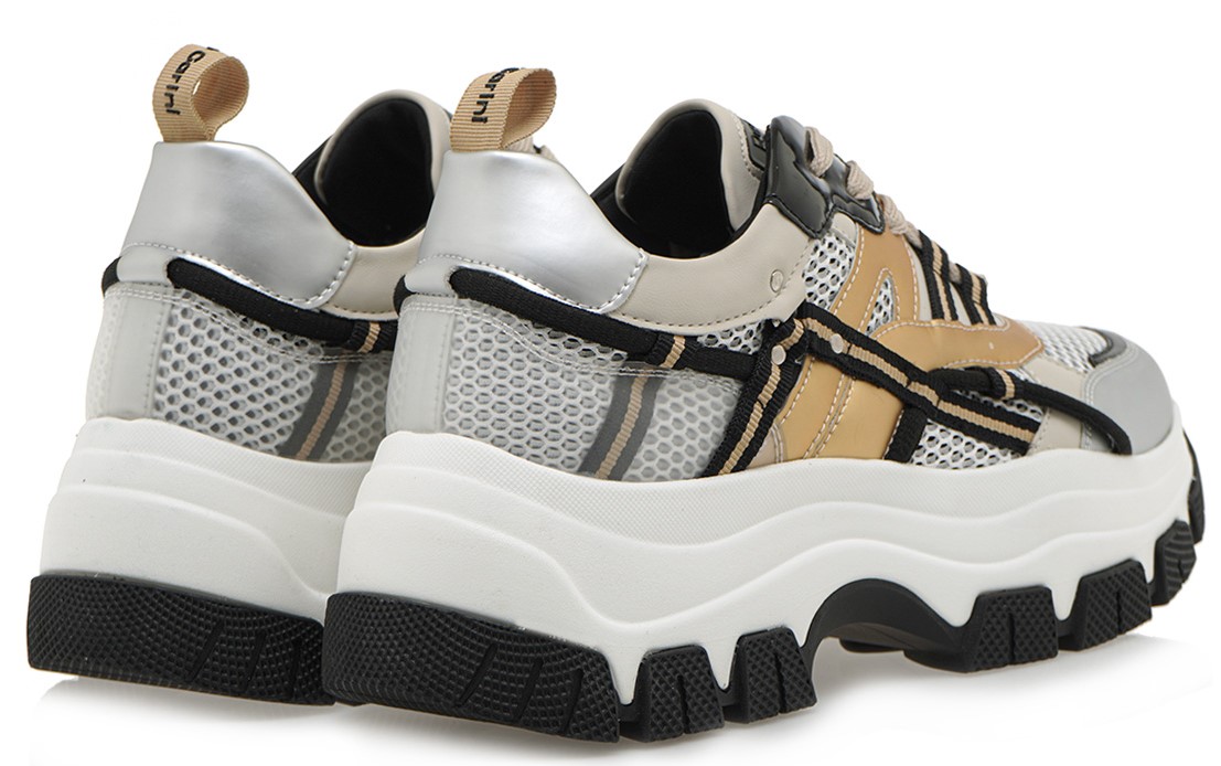 Renato Garini Γυναικεία Sneakers T119R29537F1 19R-295 Λευκό Πλατίνα Ασημί