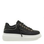 Renato Garini Γυναικεία  Sneakers T119R53223F6 19R-532 Μαύρο Στρας Πλατίνα
