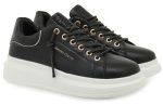 Renato Garini Γυναικεία Sneakers T119R53223F6 19R-532 Μαύρο Στρας Πλατίνα