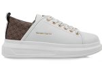 Renato Garini Γυναικεία Sneakers T119R952225M 19R-952 Λευκό Καφέ Στάμπα