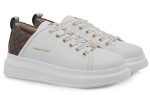 Renato Garini Γυναικεία Sneakers T119R952225M 19R-952 Λευκό Καφέ Στάμπα