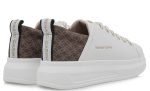Renato Garini Γυναικεία Sneakers T119R952225M 19R-952 Λευκό Καφέ Στάμπα