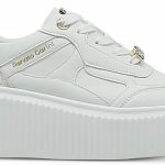 Renato Garini Γυναικεία Sneakers U119R530308E 19R-530 Λευκό Πλατίνα Στάμπα