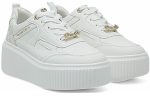 Renato Garini Γυναικεία Sneakers U119R530308E 19R-530 Λευκό Πλατίνα Στάμπα