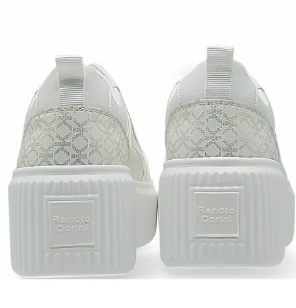 Renato Garini Γυναικεία Sneakers U119R530308E 19R-530 Λευκό Πλατίνα Στάμπα