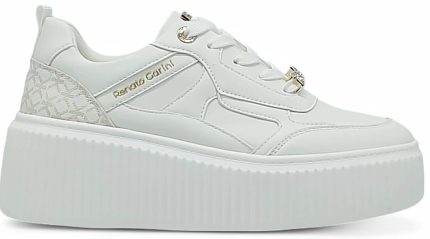 Renato Garini Γυναικεία Sneakers U119R530308E 19R-530 Λευκό Πλατίνα Στάμπα