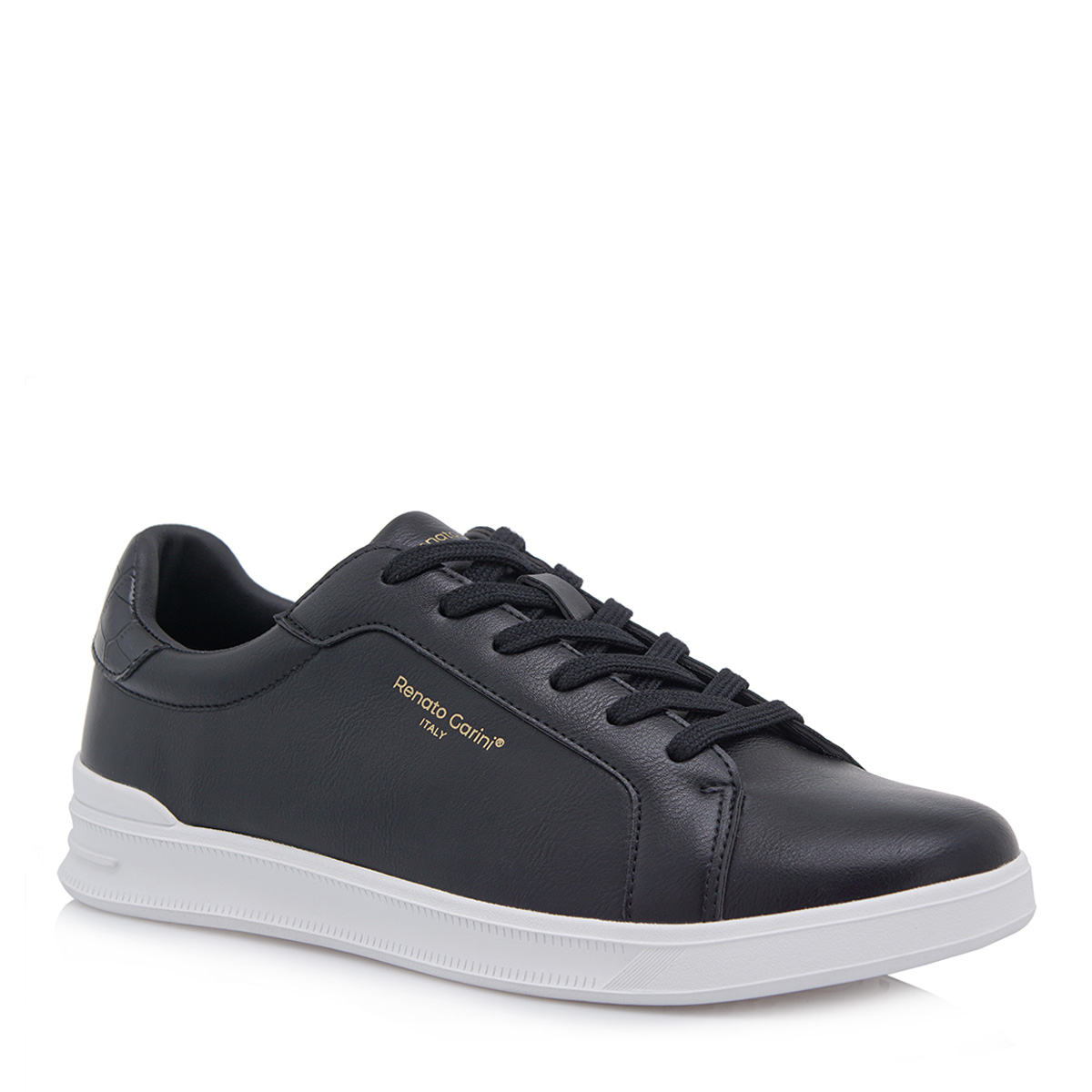 Renato Garini Ανδρικό Sneaker R5700037112J Μαύρο Κροκό