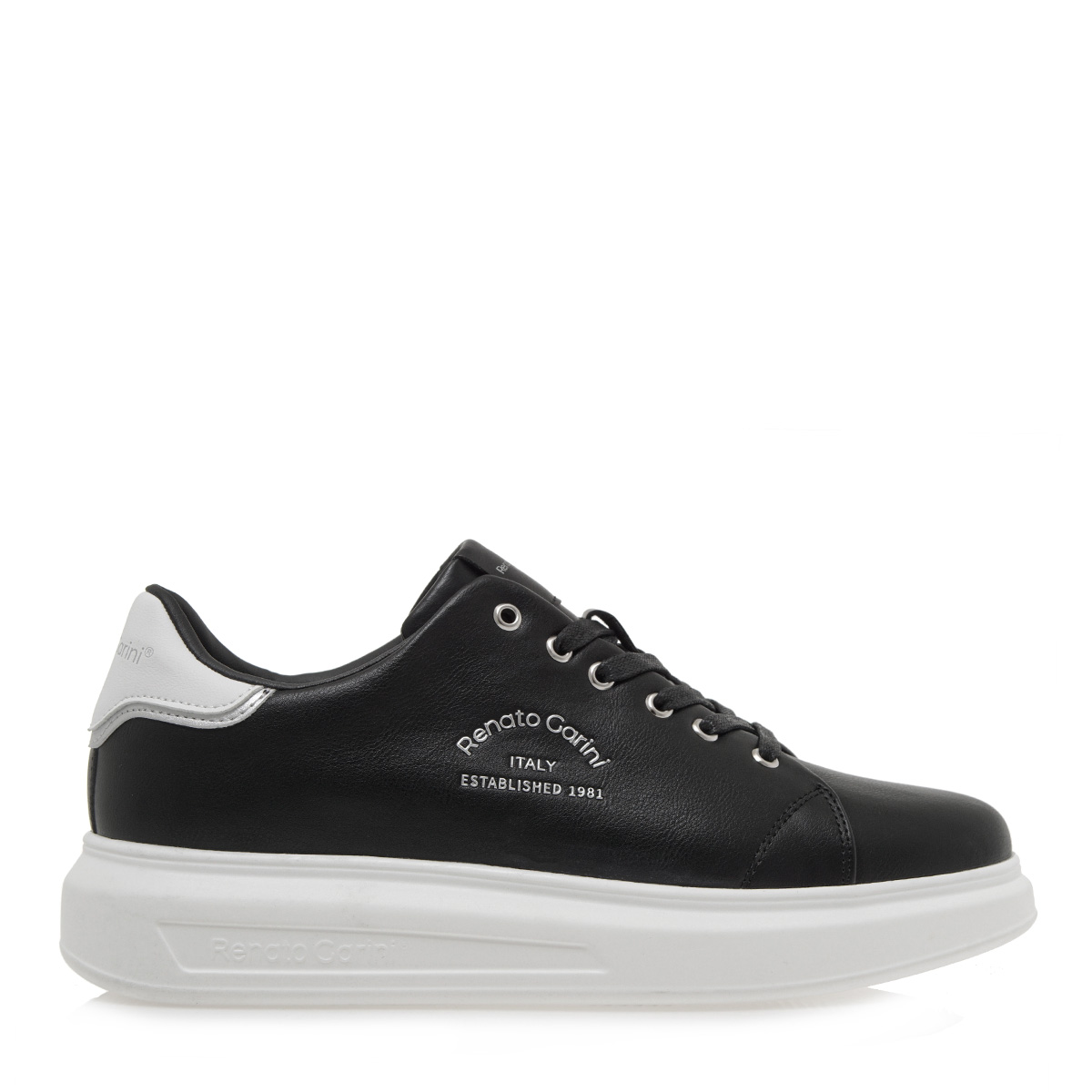 Renato Garini Ανδρικό Sneaker S57009423105 Μαύρο Renato Garini Ανδρικό Sneaker S57009423105 Μαύρο