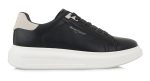 Renato Garini Ανδρικά Sneaker S570071032A4 MARCELLO 700-710 Μαύρο Πάγος Ναμπούκ