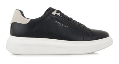 Renato Garini Ανδρικά Sneaker S570071032A4 MARCELLO 700-710 Μαύρο Πάγος Ναμπούκ