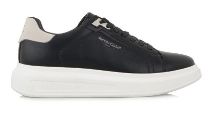 Renato Garini Ανδρικά Sneaker S570071032A4 MARCELLO 700-710 Μαύρο Πάγος Ναμπούκ