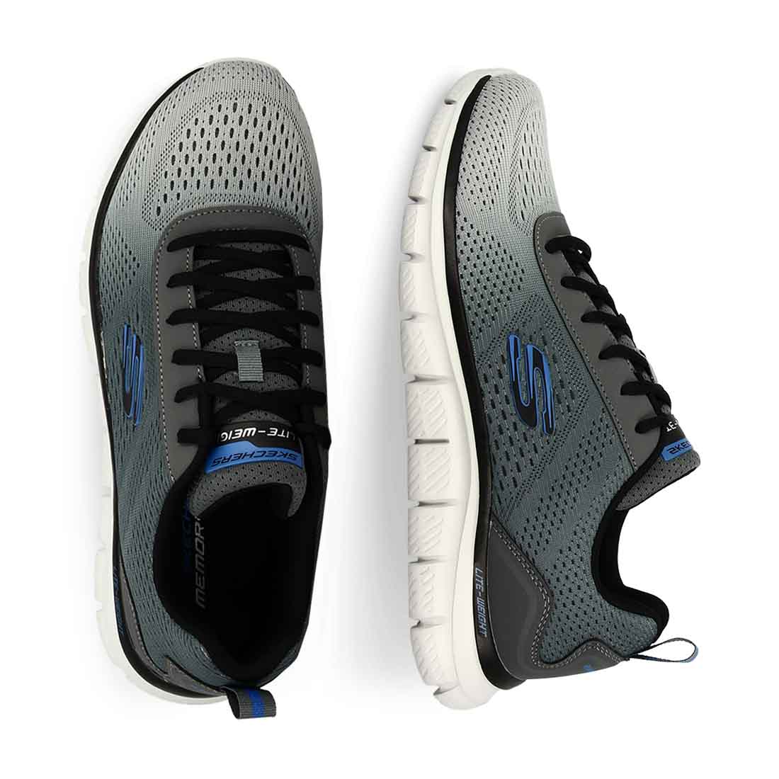 Skechers Ανδρικό Αθλητικό Track Ripkent 232399 Γκρι