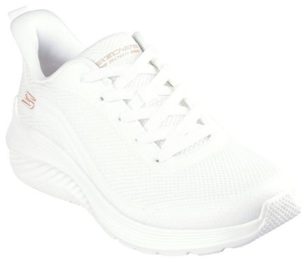 Skechers Γυναικεία Αθλητικά BOBS Sport Squad Waves – Still Wading 117483 Λευκό
