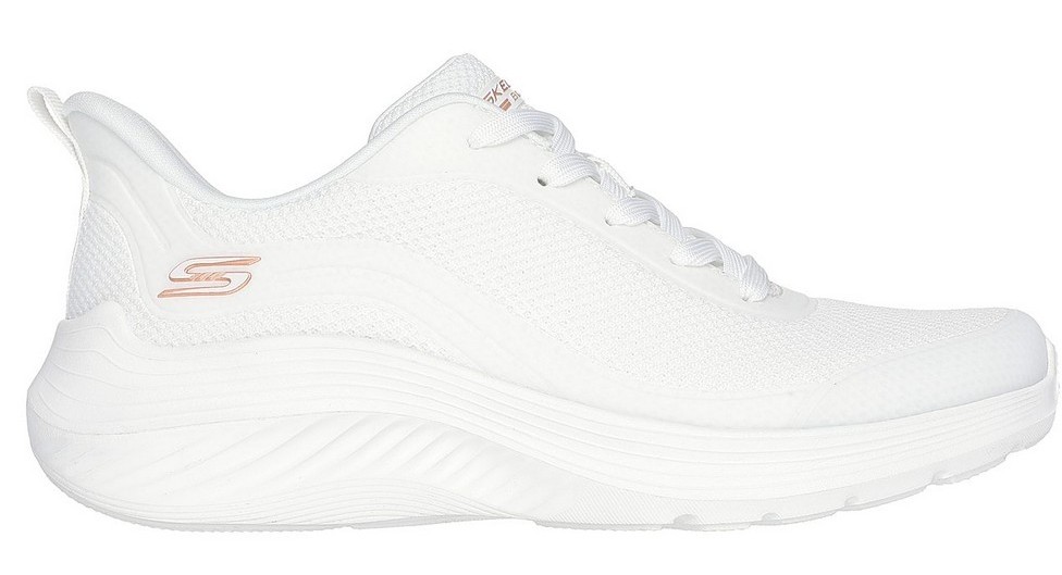 Skechers Γυναικεία Αθλητικά BOBS Sport Squad Waves – Still Wading 117483 Λευκό