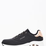 Skechers Γυναικεία Sneakers UNO SHIMMER AWAY 155196 Μαύρο