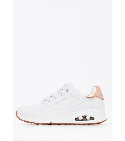 Skechers Γυναικεία Sneakers Uno SHIMMER AWAY 155196 Λευκό