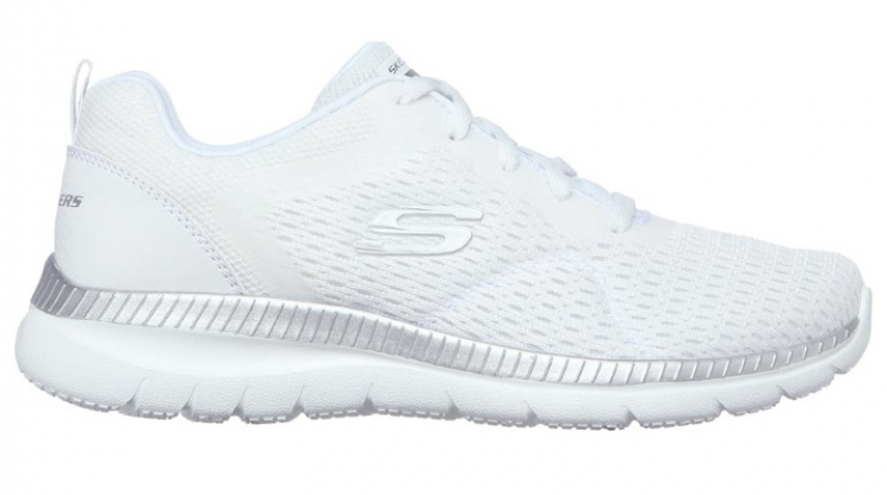 Skechers Γυναικείο Αθλητικό Engineered Mesh Lace-Up 12607 Λευκό Skechers Γυναικείο Αθλητικό Engineered Mesh Lace-Up 12607 Λευκό