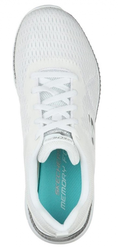 Skechers Γυναικείο Αθλητικό Engineered Mesh Lace-Up 12607 Λευκό
