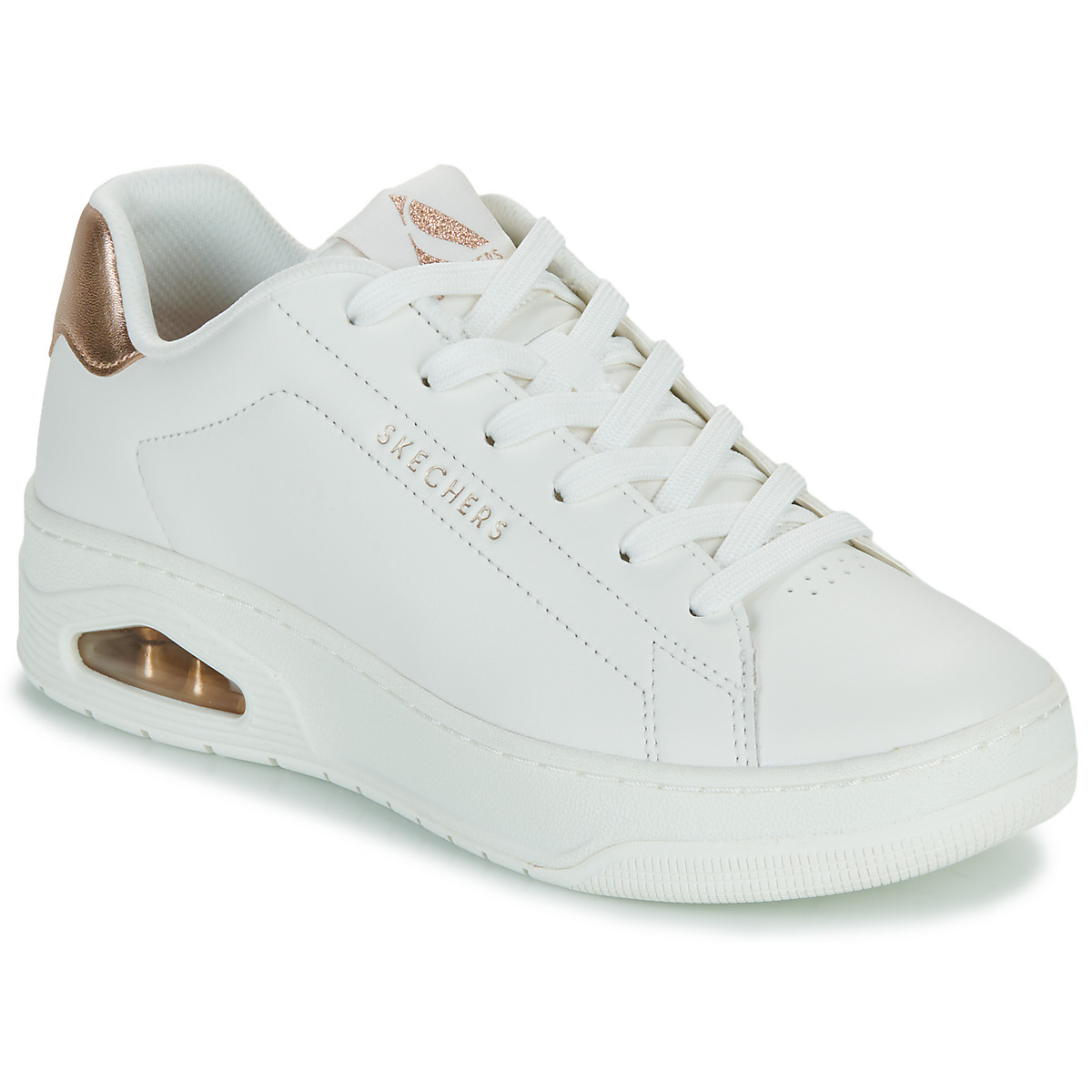 Skechers Γυναικείο Ανατομικό Sneaker UNO COURT - COURTRD AIR 177700 Λευκό