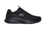 Skechers Aνδρικό Αθλητικό Mesh Stretch Lace Slip-On W/ Air-Cooled Memory Foam 232599 Μαύρο