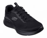 Skechers Aνδρικό Αθλητικό Mesh Stretch Lace Slip-On W/ Air-Cooled Memory Foam 232599 Μαύρο