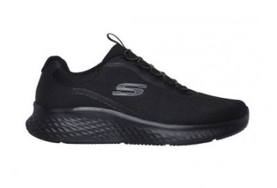 Skechers Aνδρικό Αθλητικό Mesh Stretch Lace Slip-On W/ Air-Cooled Memory Foam 232599 Μαύρο