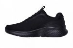 Skechers Aνδρικό Αθλητικό Mesh Stretch Lace Slip-On W/ Air-Cooled Memory Foam 232599 Μαύρο