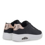Skechers Γυναικείο Ανατομικό Sneaker UNO COURT - COURTRD AIR 177700 Μαύρο