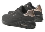 Skechers Γυναικεία Sneakers UNO SHIMMER AWAY 155196 Μαύρο