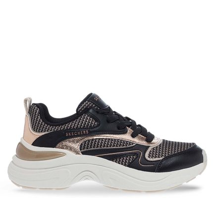Skechers Γυναικείο Ανατομικό Sneaker Hazel - Metallic Soiree 177566 Μαύρο