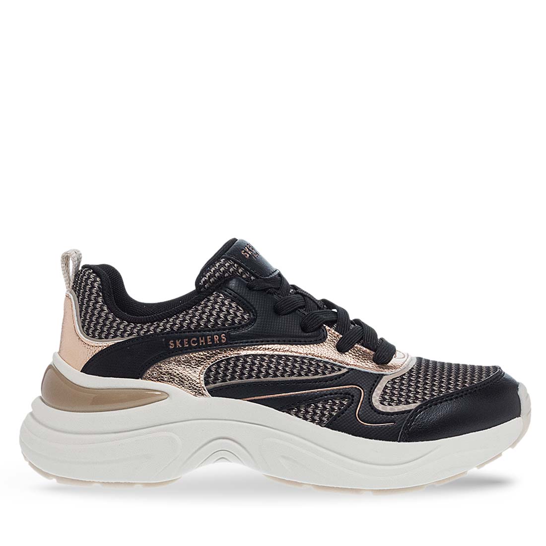 Skechers Γυναικείο Ανατομικό Sneaker Hazel - Metallic Soiree 177566 Μαύρο