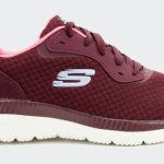 Skechers Γυναικείο Αθλητικό  Mesh Lase Up Memory Foam 12606 Μπορντό